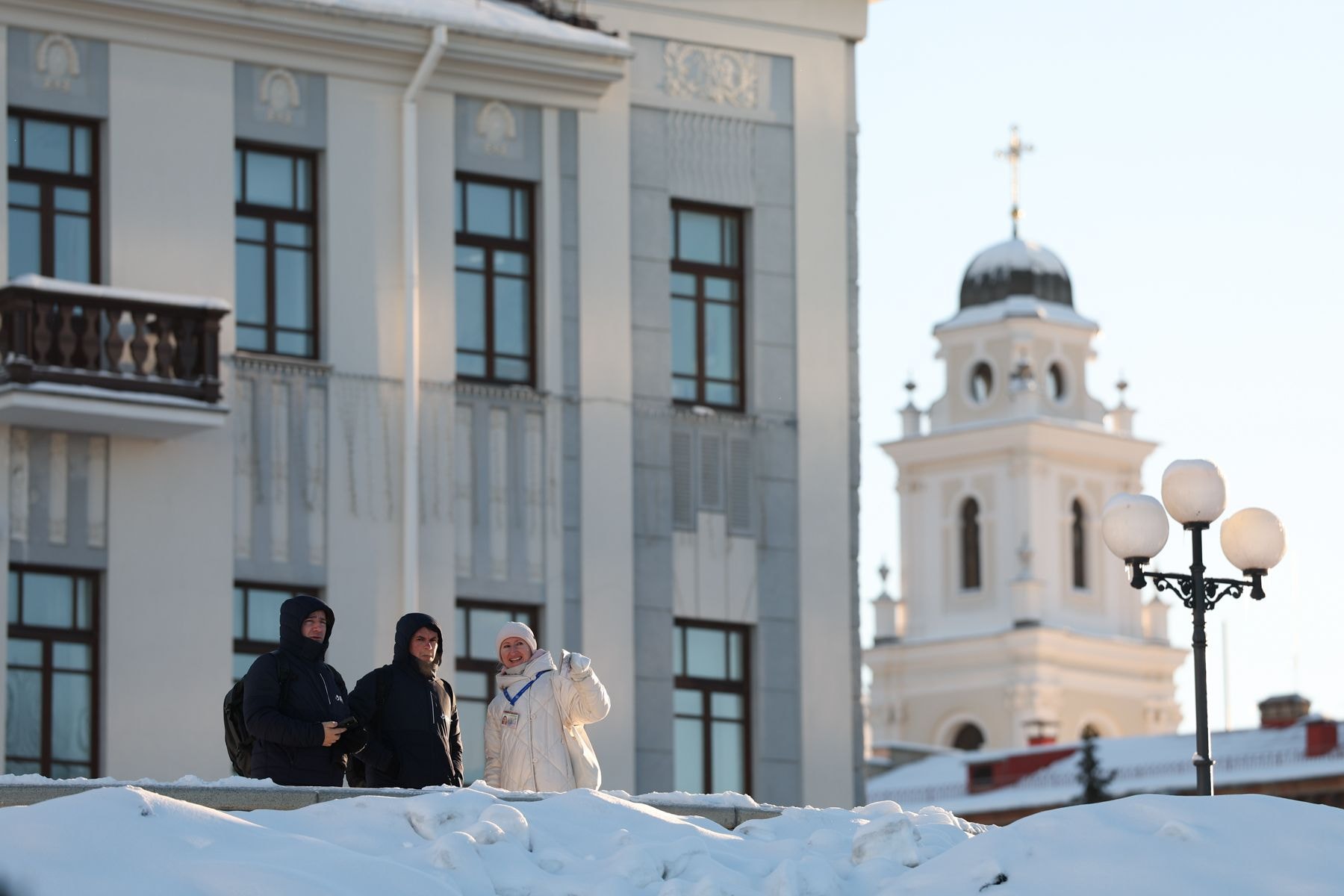 Люди на улицах Минска