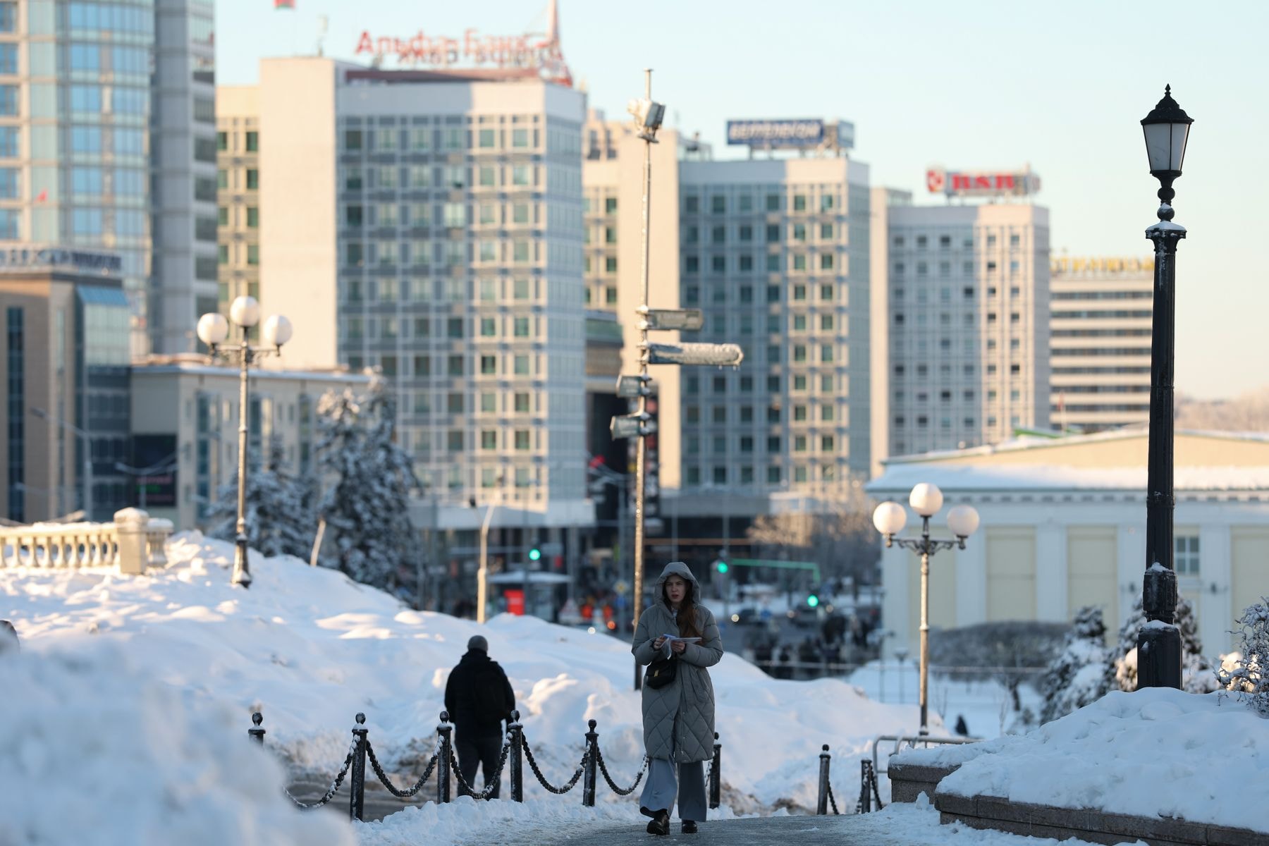 Панорама проспекта Победителей