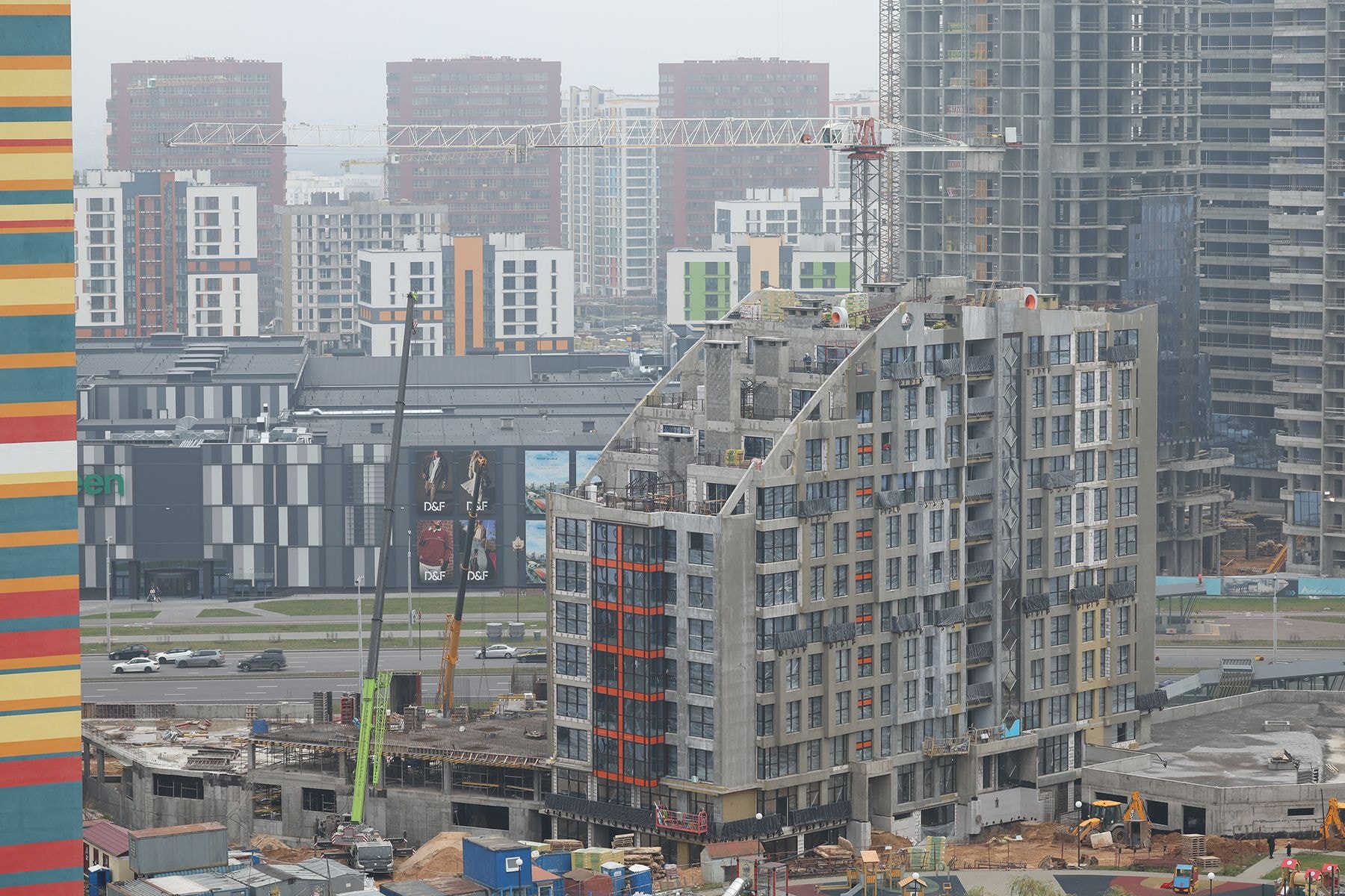 Стройка в «Минск-Мире»