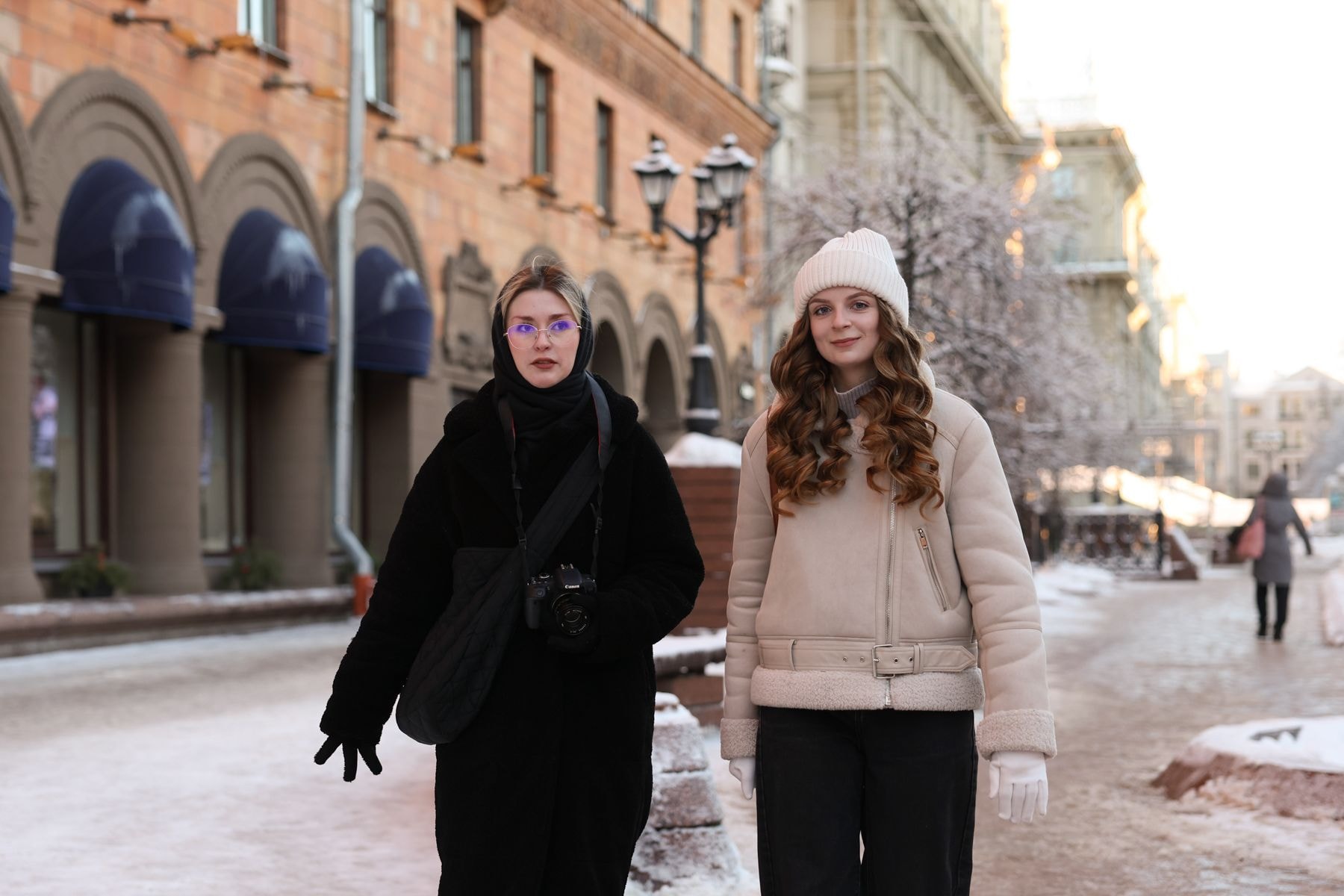 Люди на улицах Минска