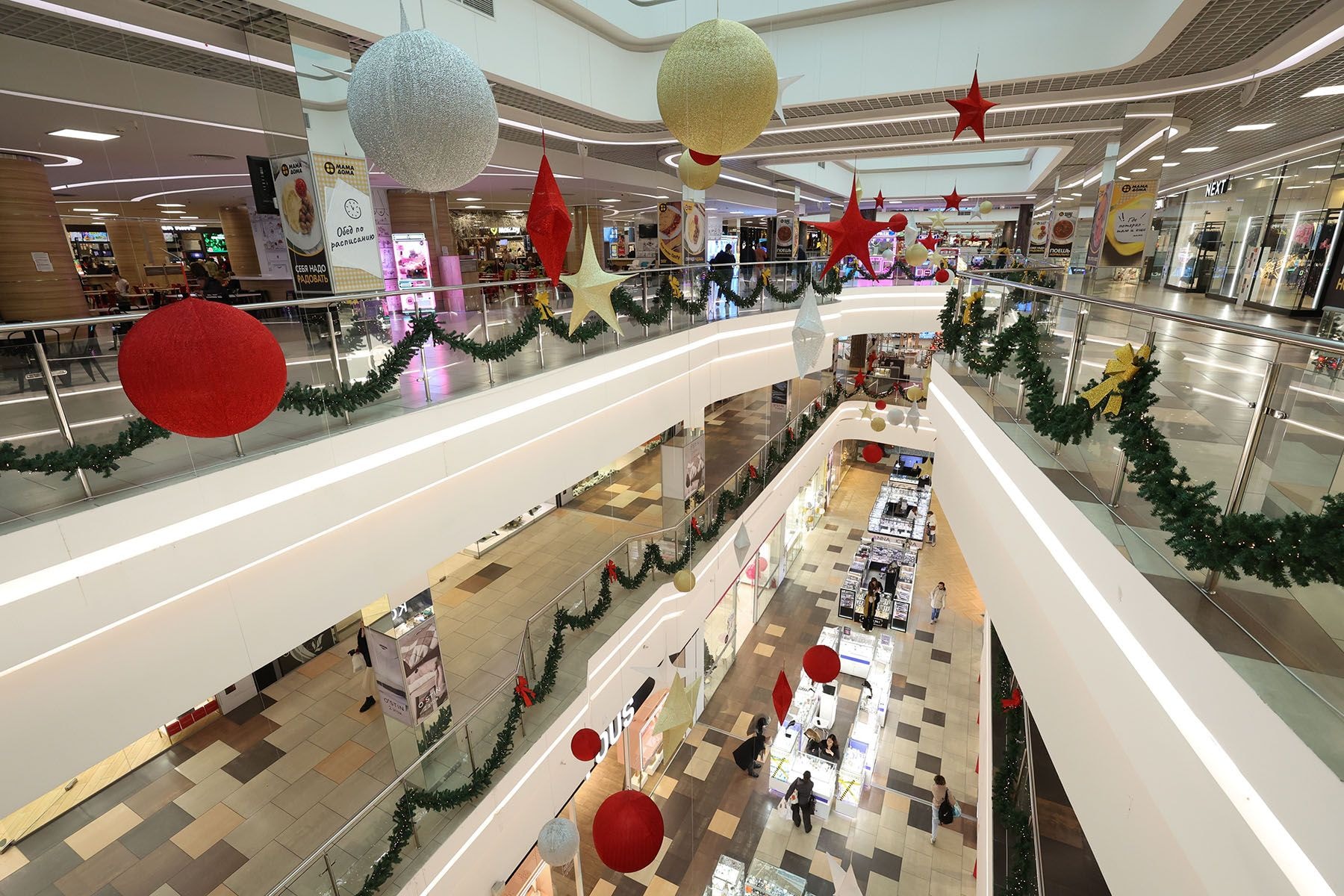 Торговый центр перед Новым годом