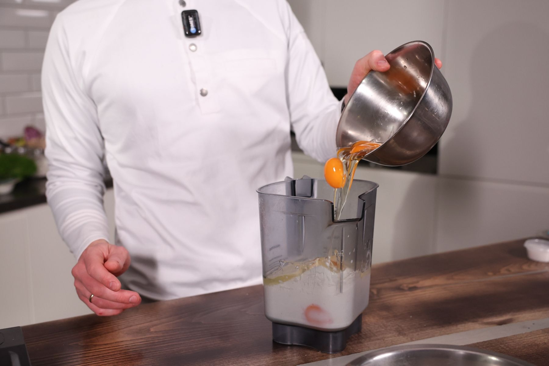 Приготовление теста для блинов