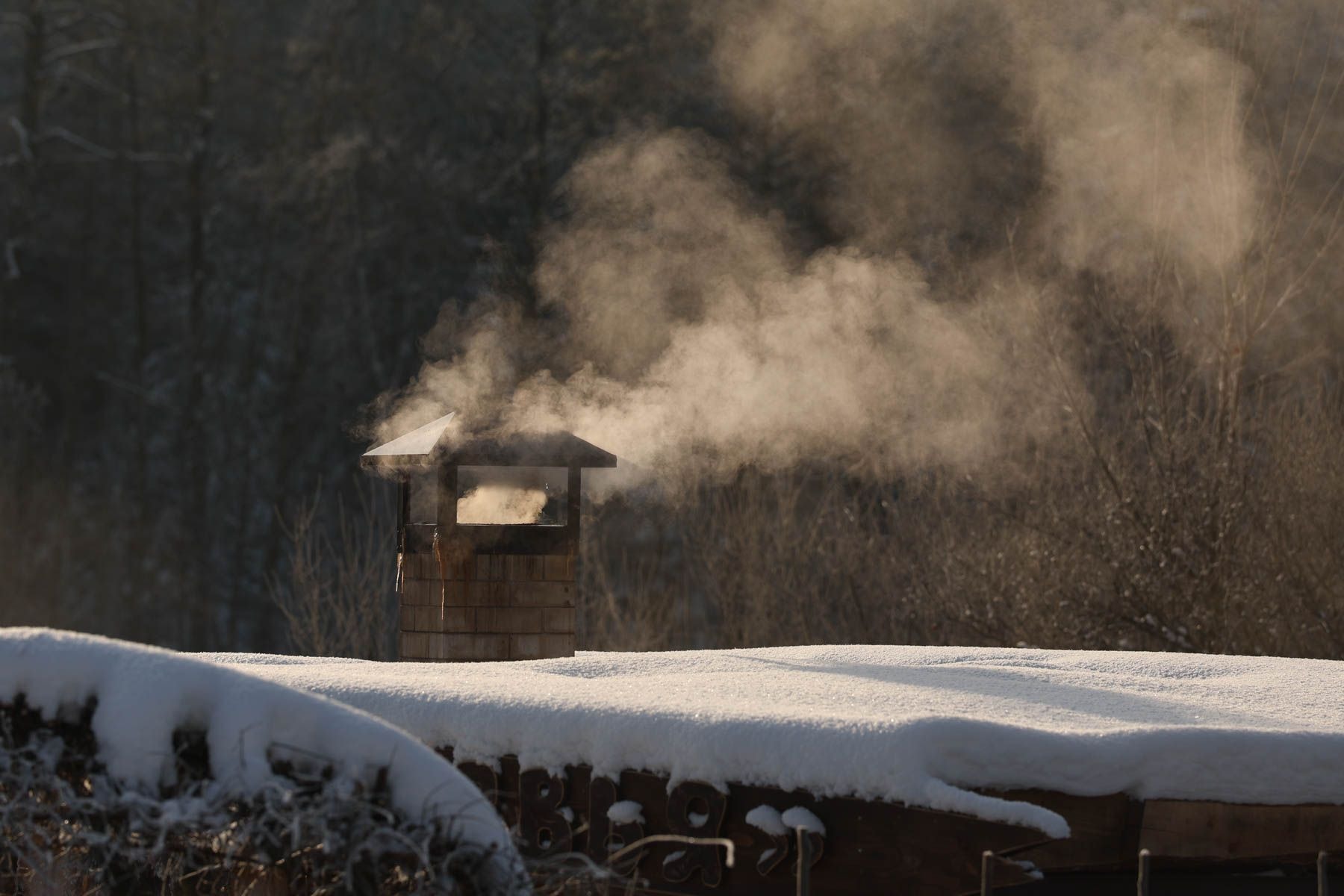 Дым из трубы