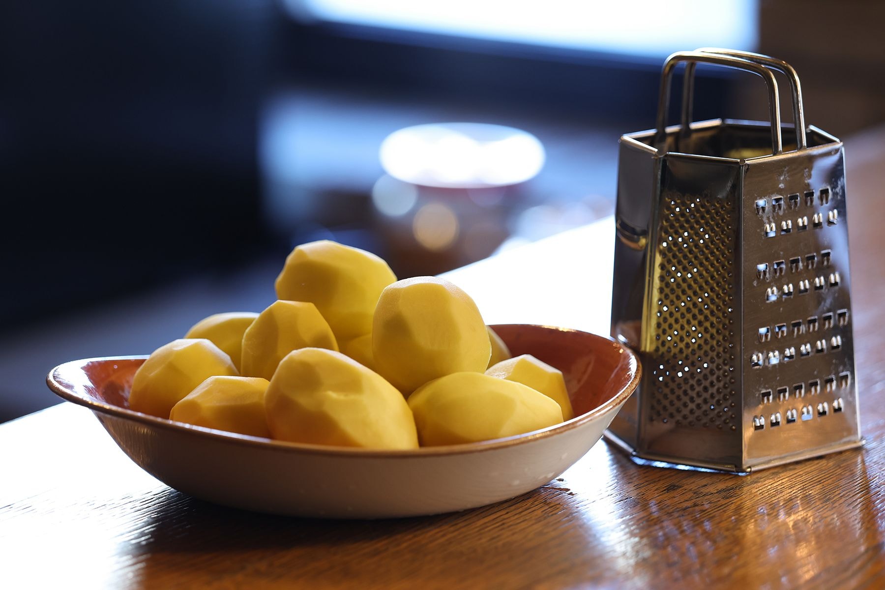 Очищенный картофель