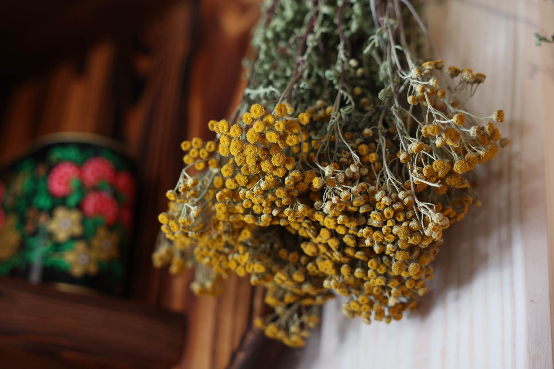 Сухие травы - пижма