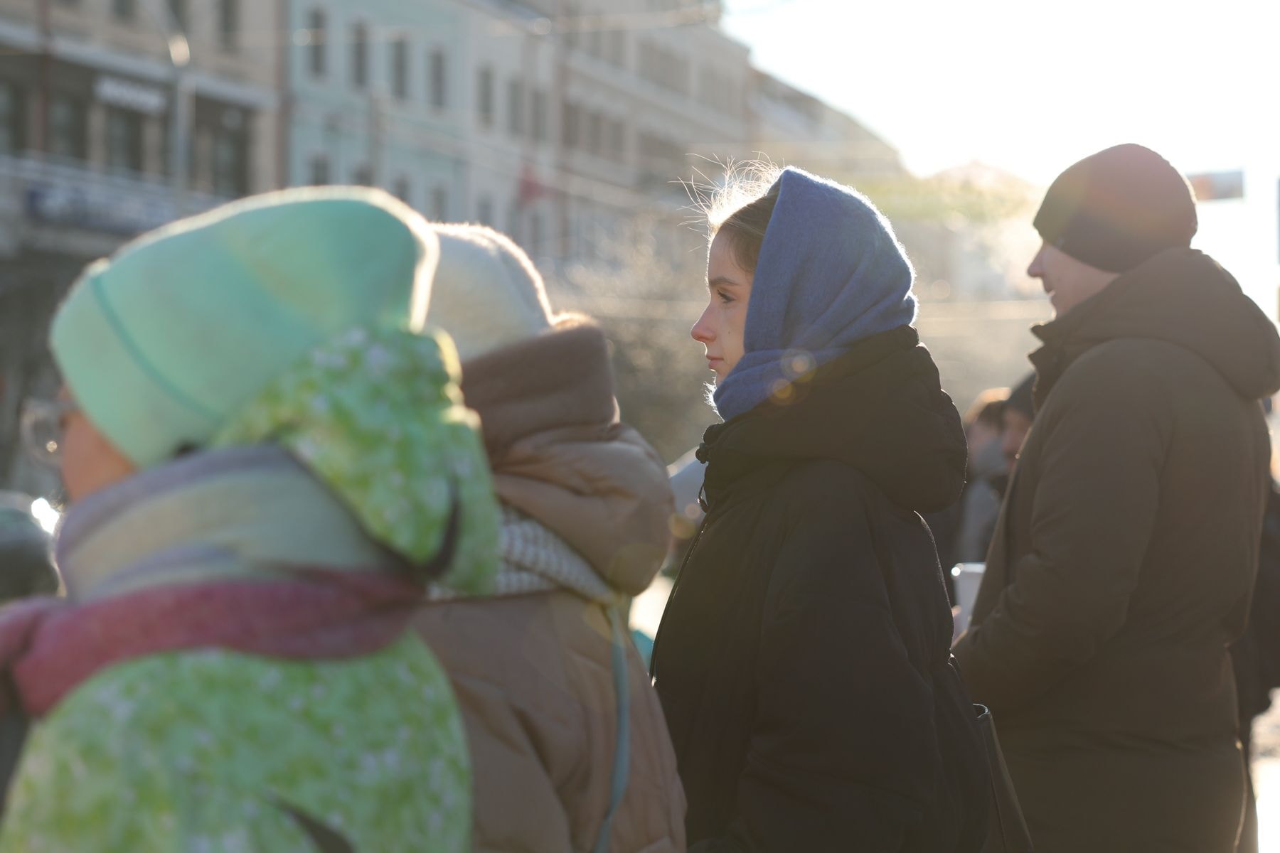 Люди на улицах Минска