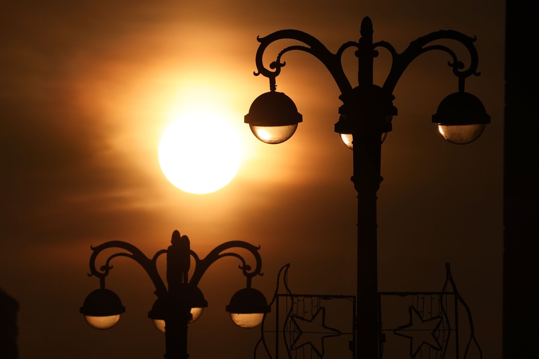 Закат солнца в Минске