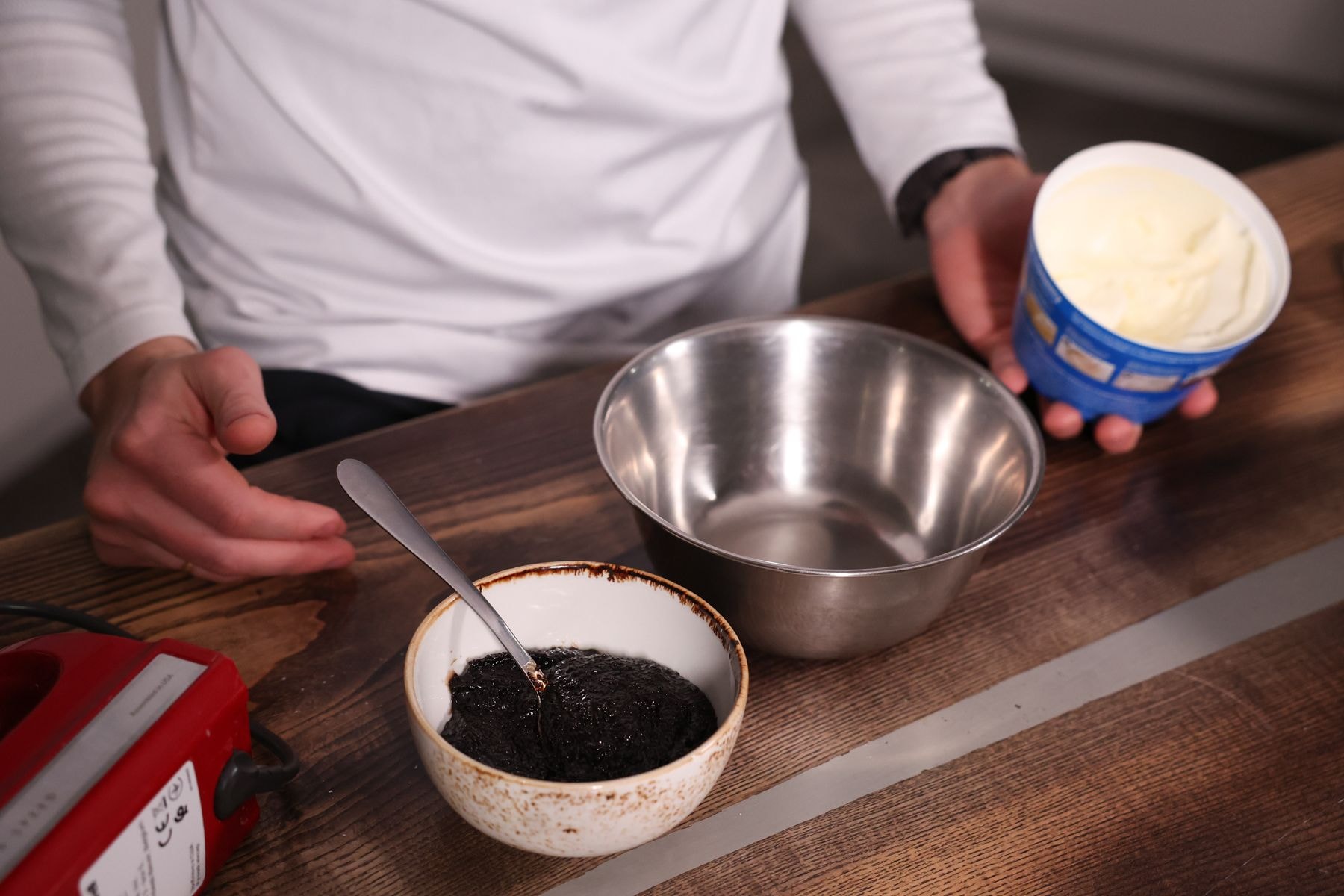 Творожная паста с маковой помадкой