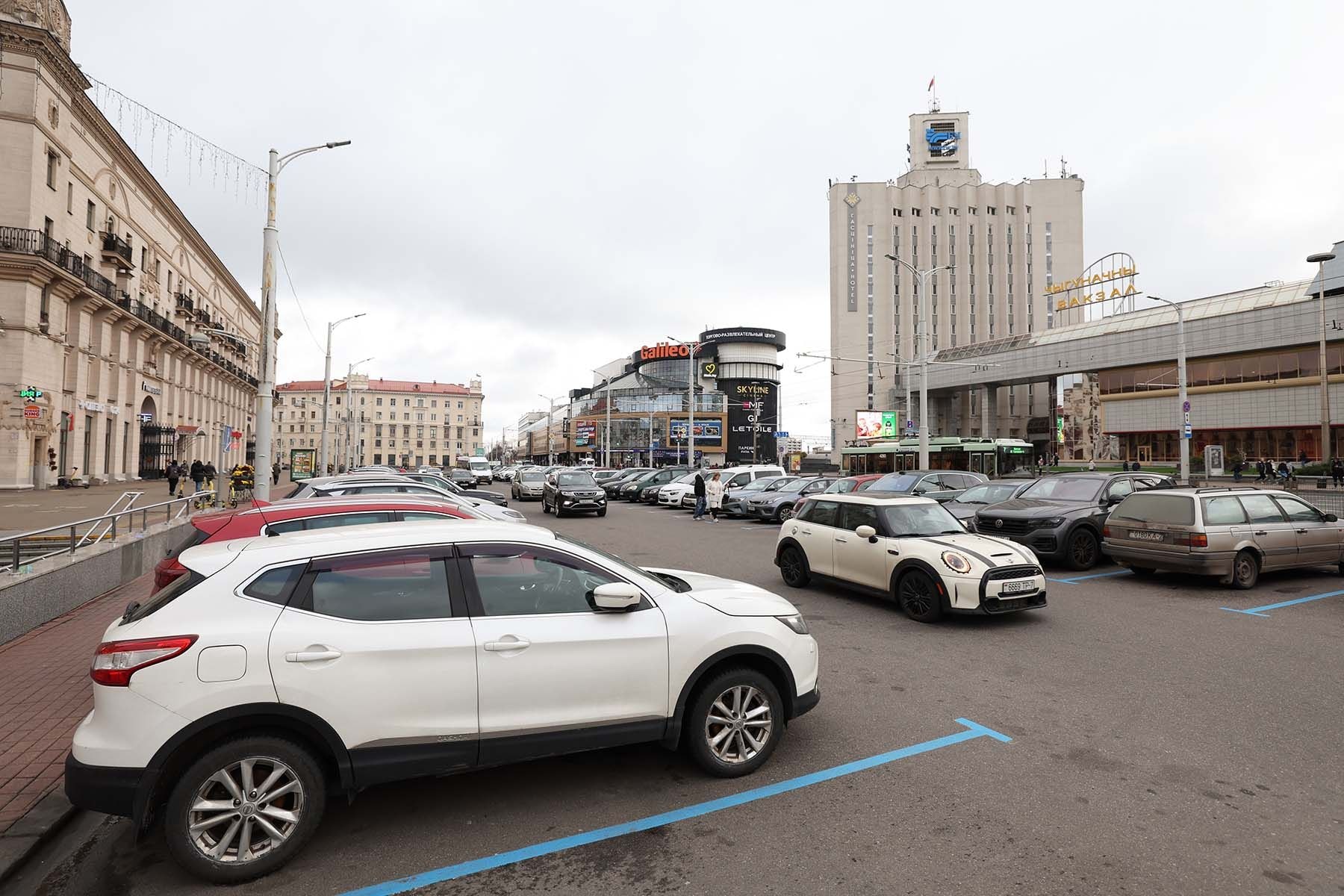 платная парковка стоянка 