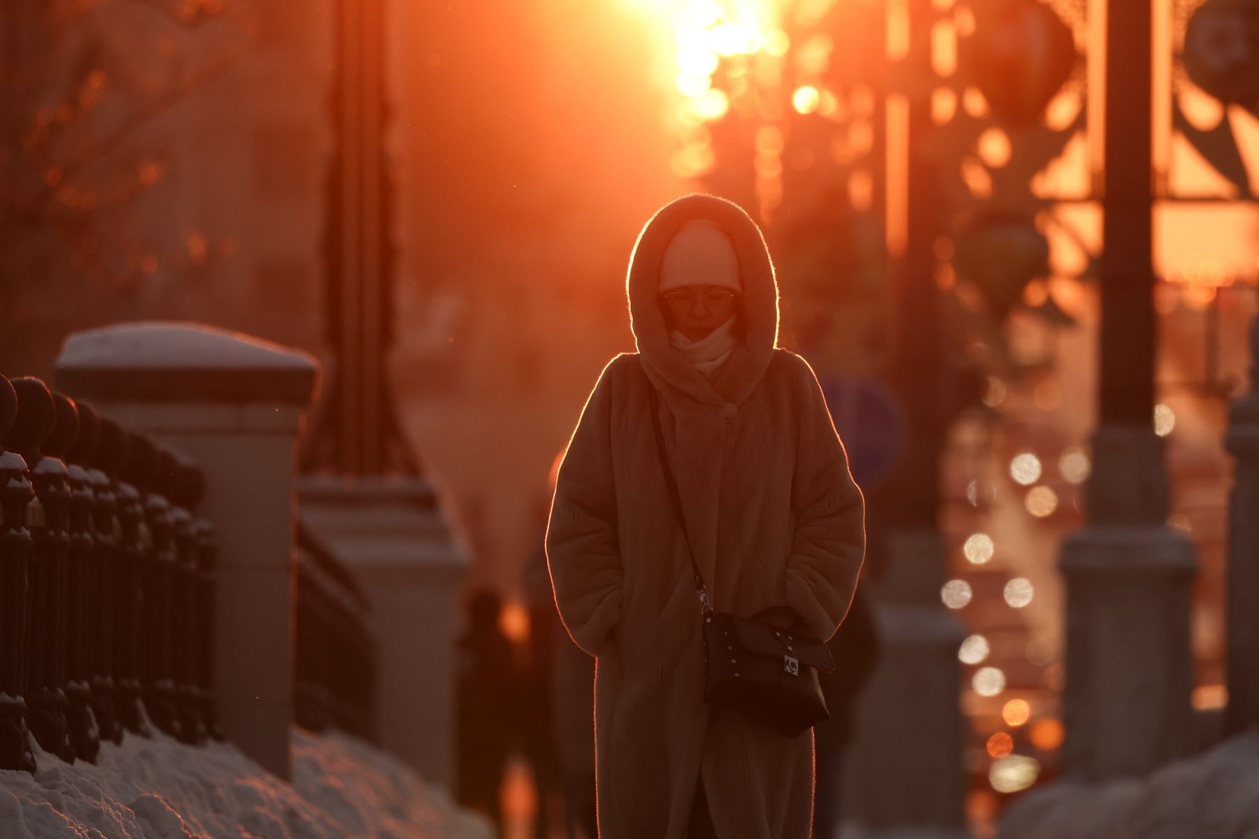 Женщина в шубе 