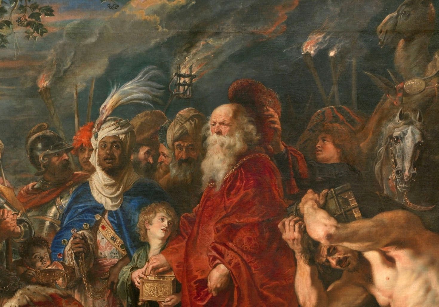 Фрагмент «Поклонения волхвов» Питера Пауля Рубенса. ©  Museo Nacional del Prado