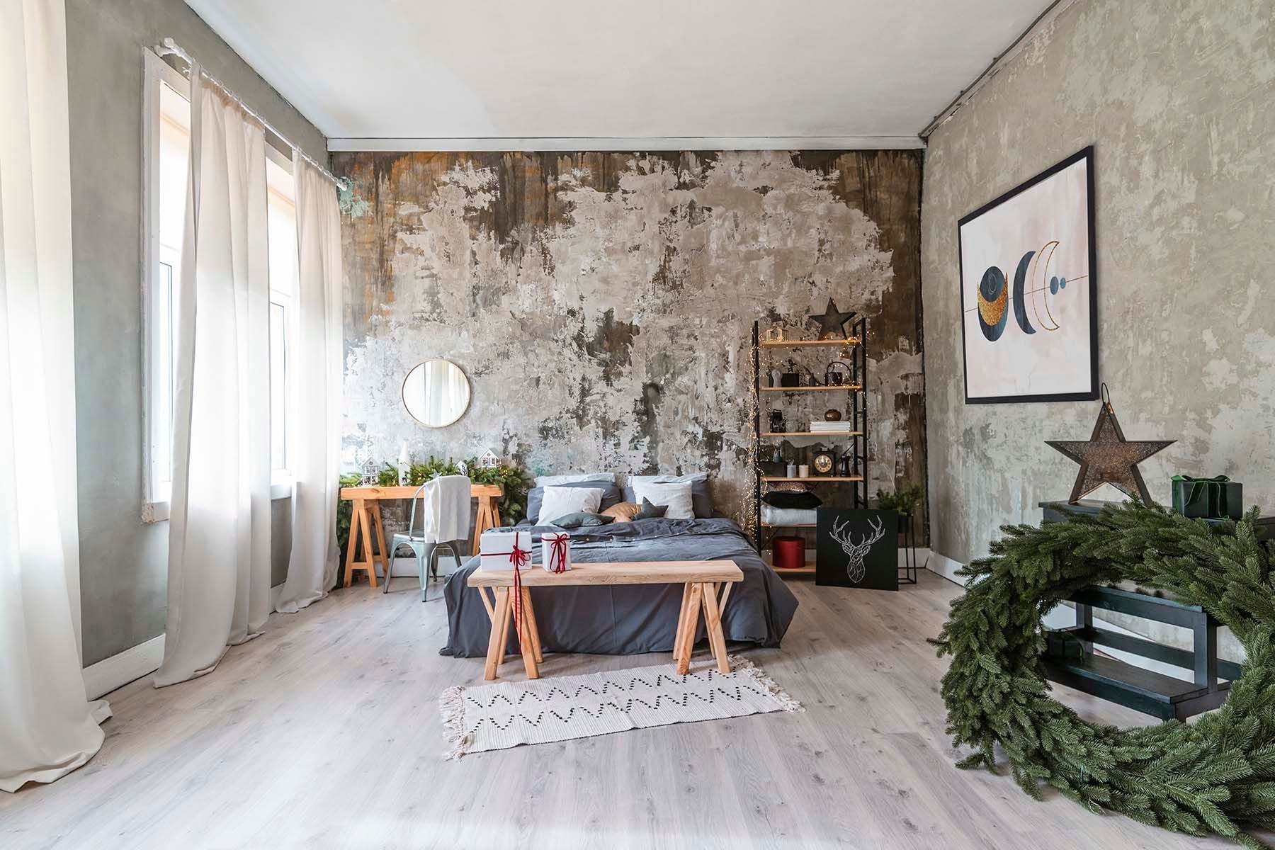 Интерьер спальни и комнаты