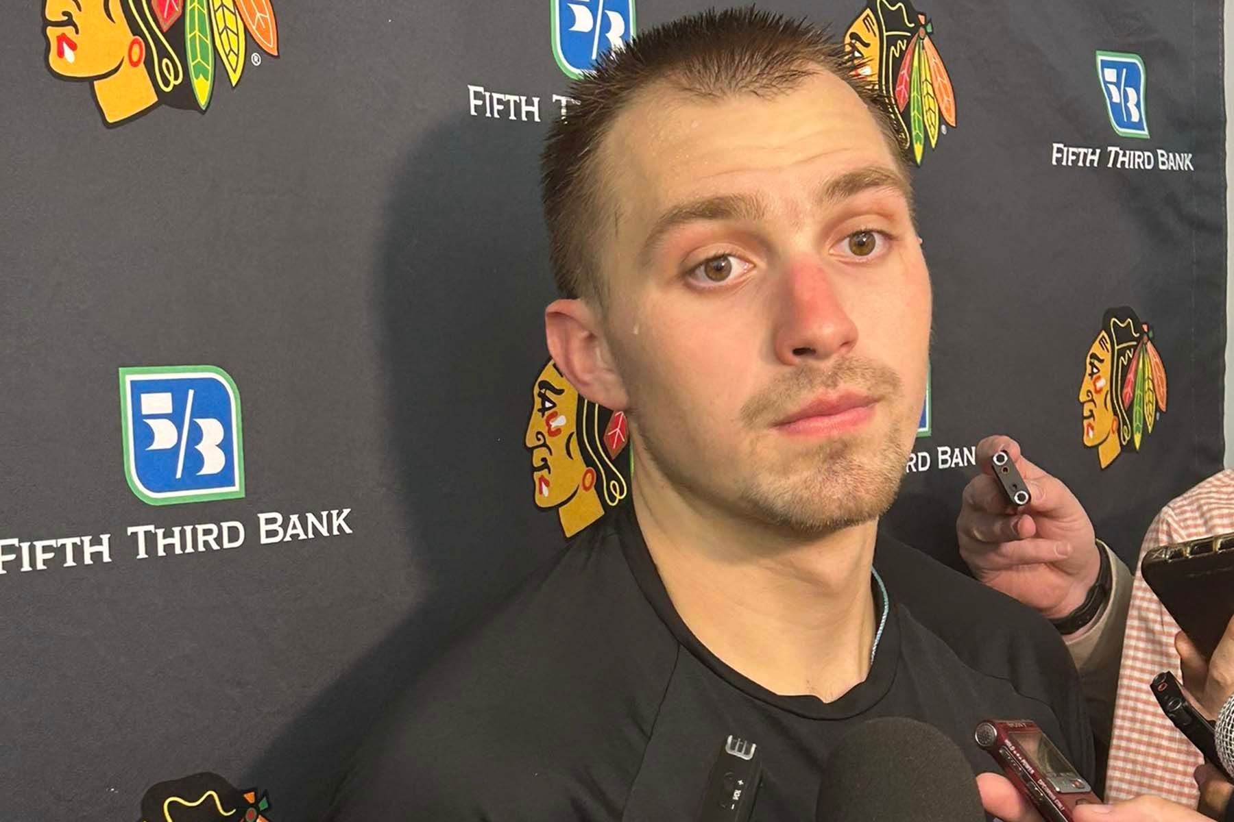 Белорусский хоккеист Артем Левшунов. © Greg Boysen, Х 