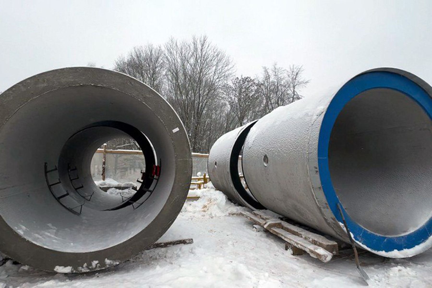 Строительство тоннеля для дождевой воды в Минске. © ГПО «Минскстрой», Telegram