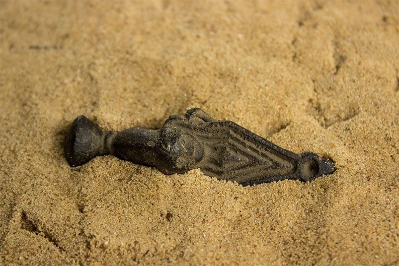 Навершие ножен меча. © БГУ