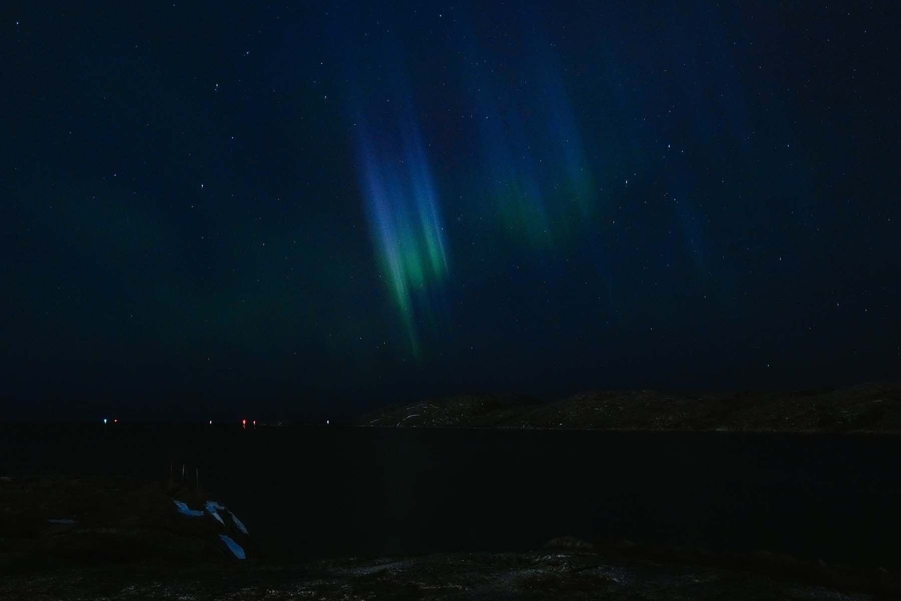 Северное сияние в Норвегии. © Manchester City, Х 