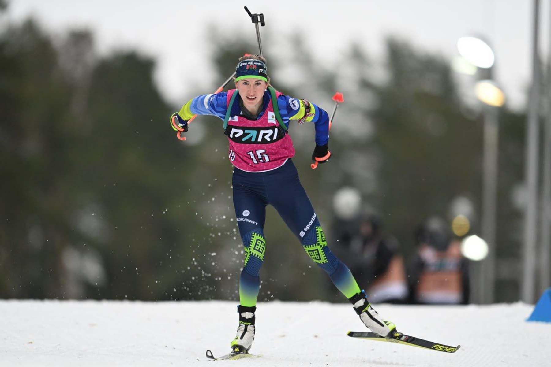 Белорусская биатлонистка Динара Смольская. © TEAM BY, Telegram