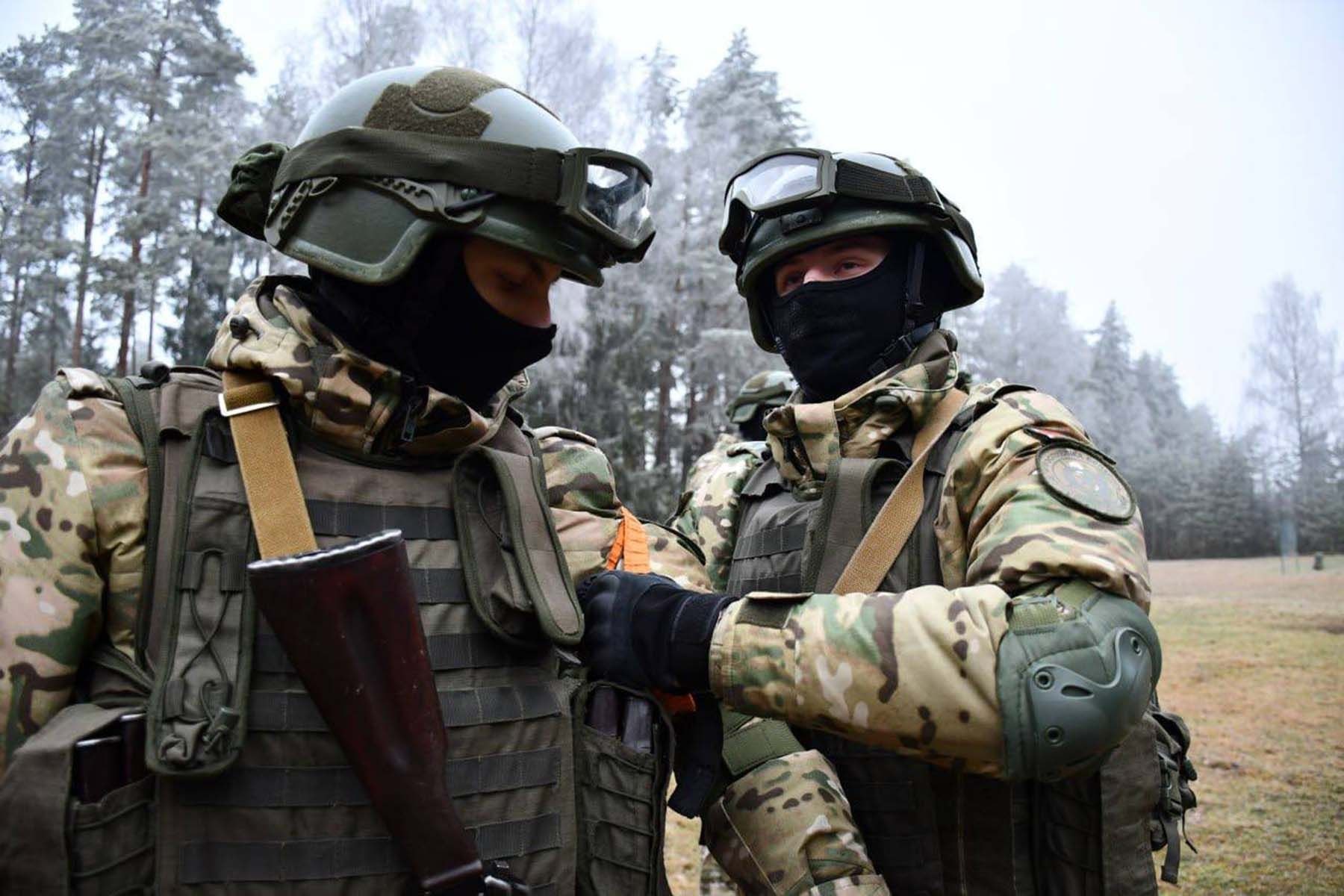 Военнослужащие войсковой части 3310. © Внутренние войска МВД, Telegram