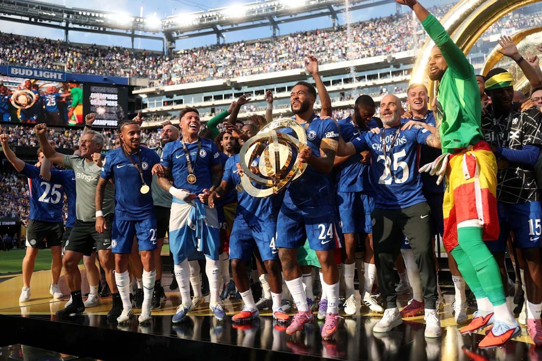 Футболисты лондонского «Челси», победившие в Чемпионате мира