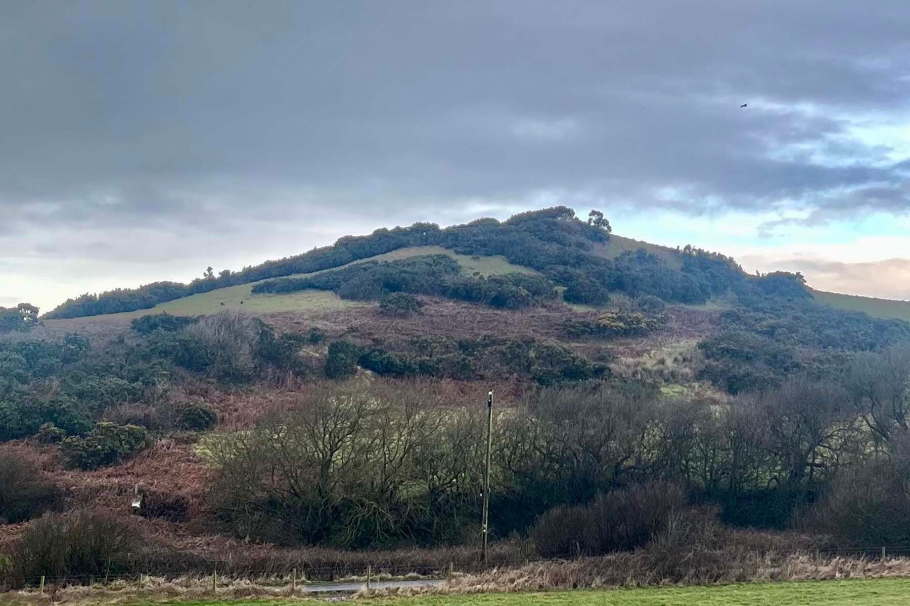 Курган над Ирландским морем. © Steve Dickinson, Facebook
