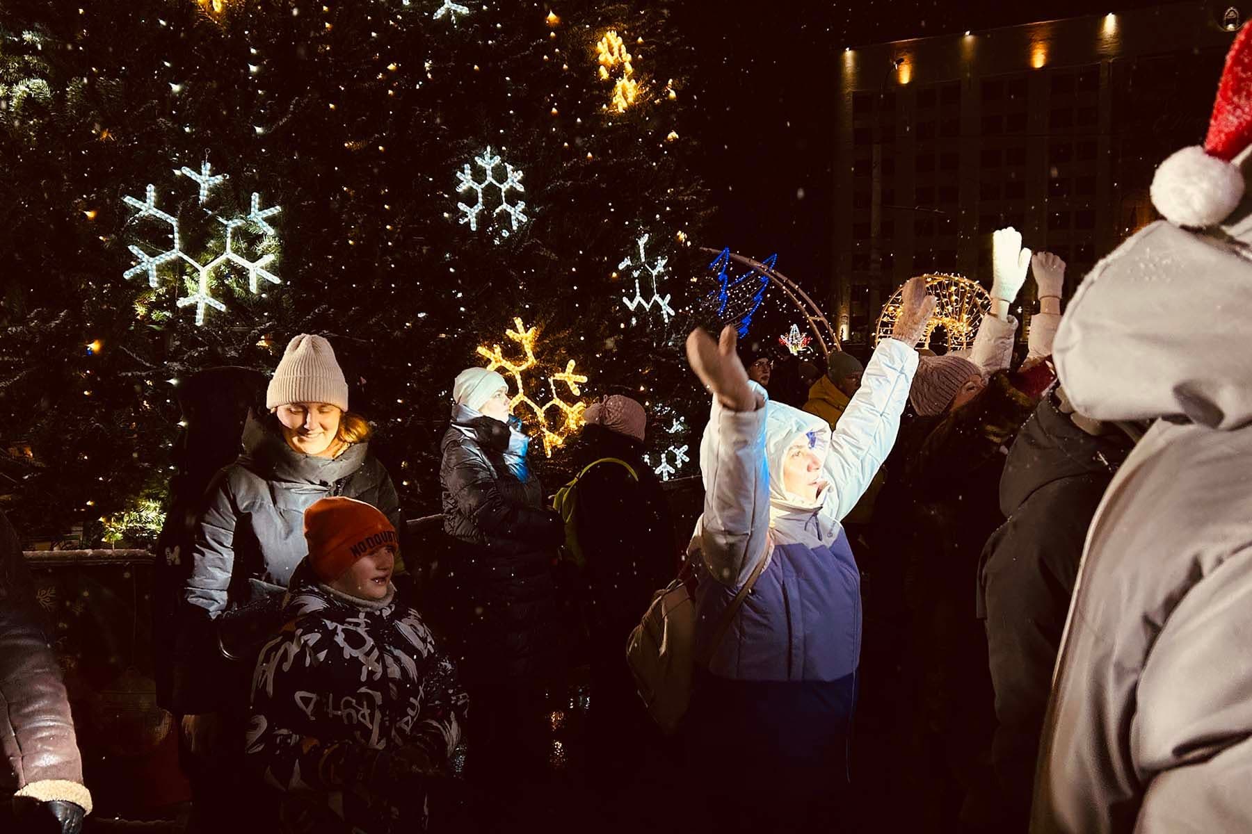 Новогоднее «Оливье шоу» в Могилеве. © Times.by