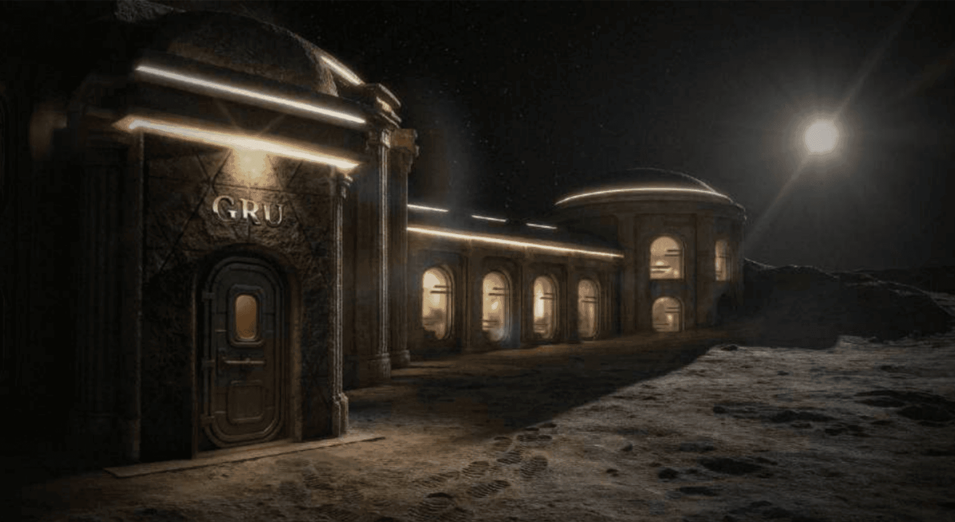 Концепт отеля на Луне. © GRU Space