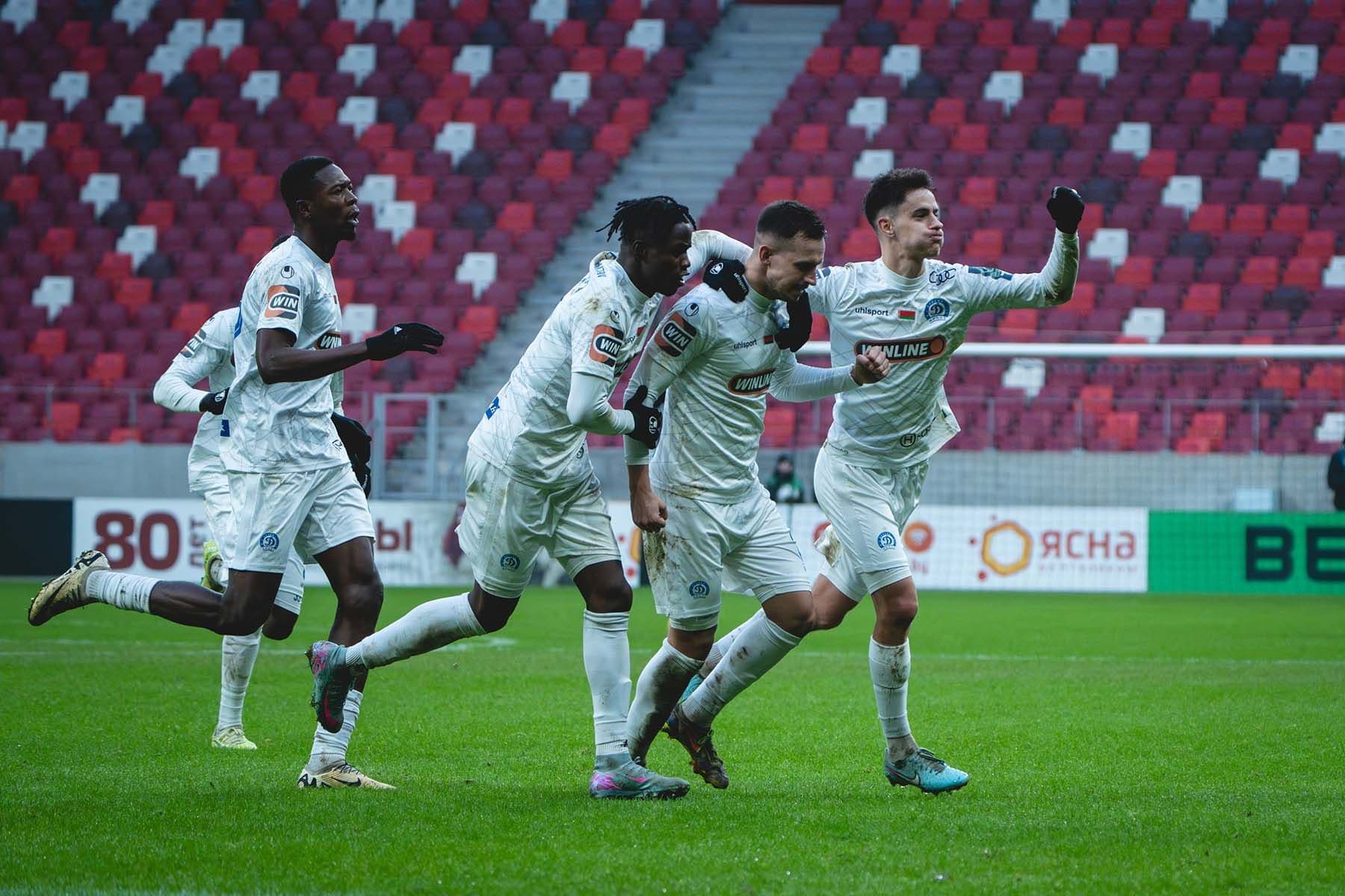 Футболисты минского «Динамо». © Футбольный клуб «Динамо-Минск», ВКонтакте