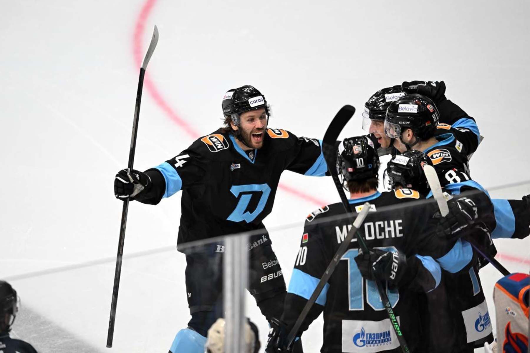 Хоккеисты минского «Динамо». © TEAM BY, Telegram