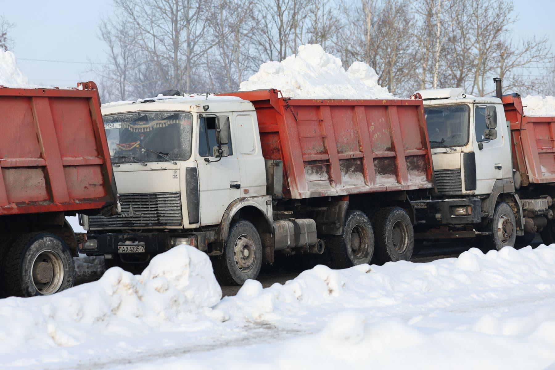 Снегоплавильная станция в Минске