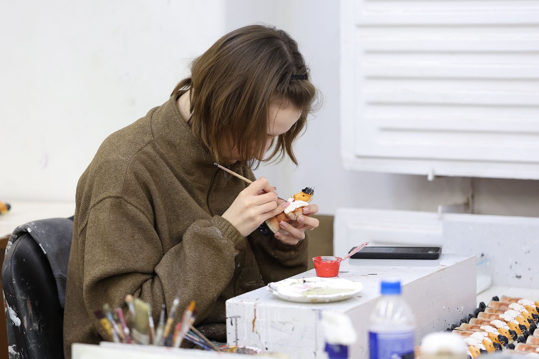 На фабрике елочных игрушек «Грай»