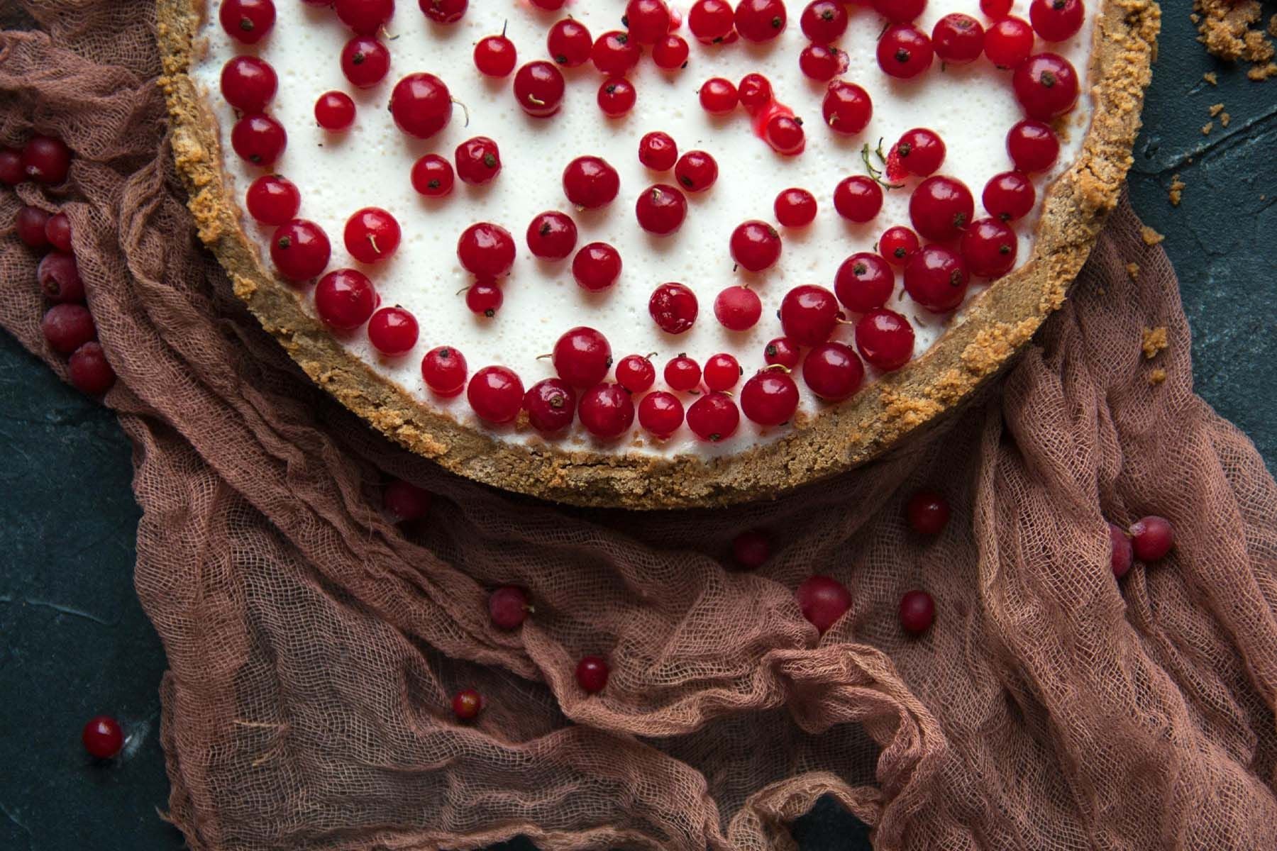 Пирог с клюквой