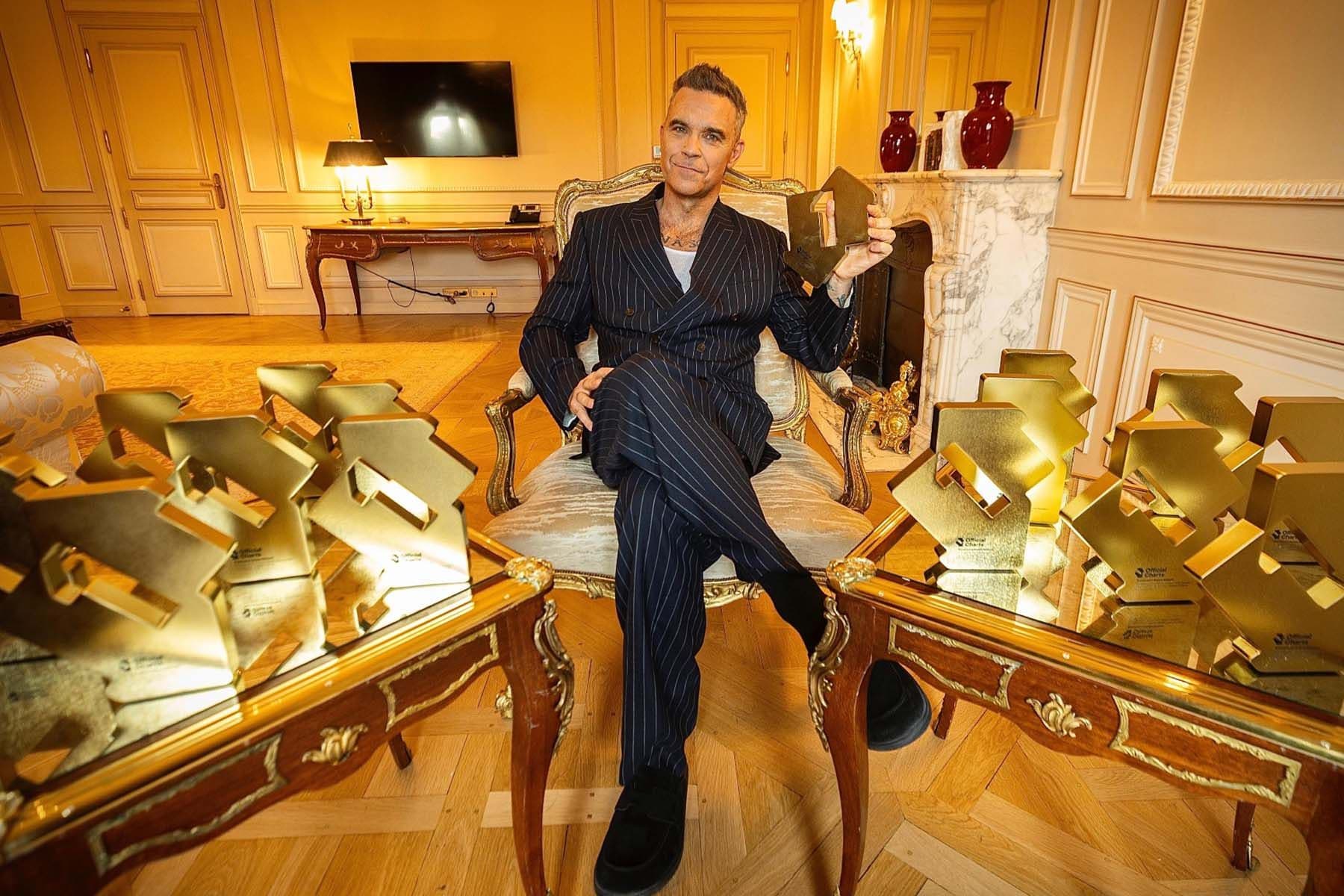 Британский музыкант Робби Уильямс. © Robbie Williams, Х